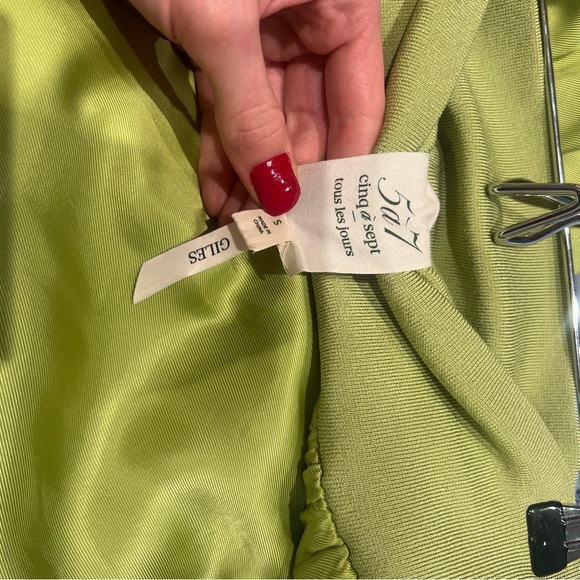 Cinq a Sept satin jogger cargo pants, size small - Picture 8 of 9